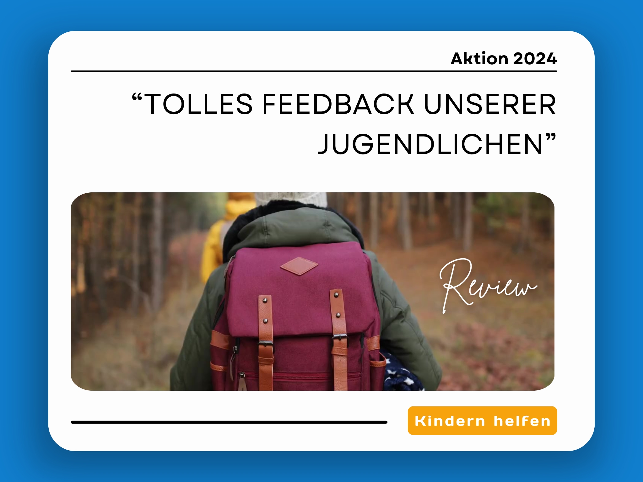 Mehr über den Artikel erfahren „Tolles Feedback unserer Jugendlichen“ – Review